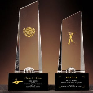 트로피 IB-T024 트로피 문구 로고제작 골프 크리스탈 행사상품 기념식