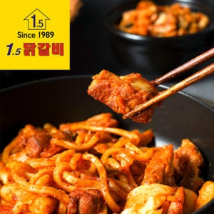 일점오 춘천 닭갈비 국내산 닭다리살 철판 숯불 구이 캠핑 900g, 1개