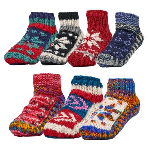 [헤븐센스] 히말라야 양털 수면 수족냉증 겨울 보온 양말 덧신