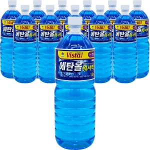 비스타 에탄올 워셔액 1.8L 12개