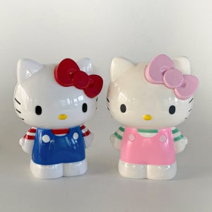 Pit-a-pat Kitty Pen Holder, 헬로키티 연필꽂이 수납함 인테리어 소품