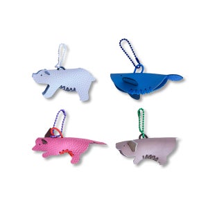 [환경 교육키트] 업사이클링 천연소가죽 멸종위기동물 가죽 키링 Kit