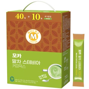 모카 말차 스테비아 저당 커피믹스 50개입, 1개