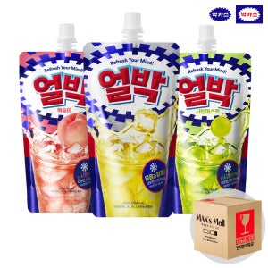 박카스 얼려먹는 얼박 오리지날 복숭아 샤인머스캣 210ml 10입 세트 피로회복 동아제약