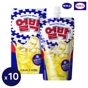 박카스 얼려먹는 얼박 컵얼음 오리지날, 210ml, 10개