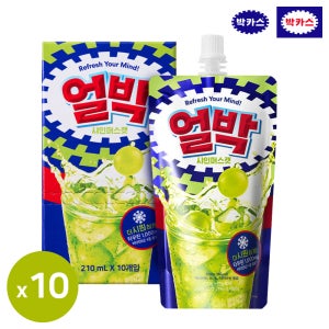 박카스 얼려먹는 얼박 컵얼음  샤인머스캣, 210ml, 10개