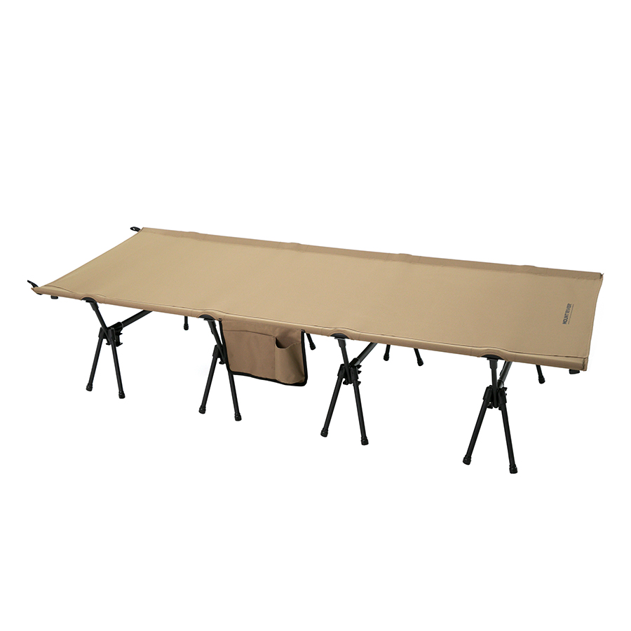 마운트리버 캠핑 경량 야전 침대 [ NEW 와이드코트80 - 탄 ] 출시기념 풋볼 행사