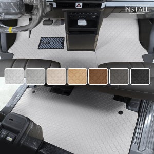 기아 PV5 패신저 5인승(2-3-0) 2025 인스톨 스퀘어 가죽 카매트 1열+2열