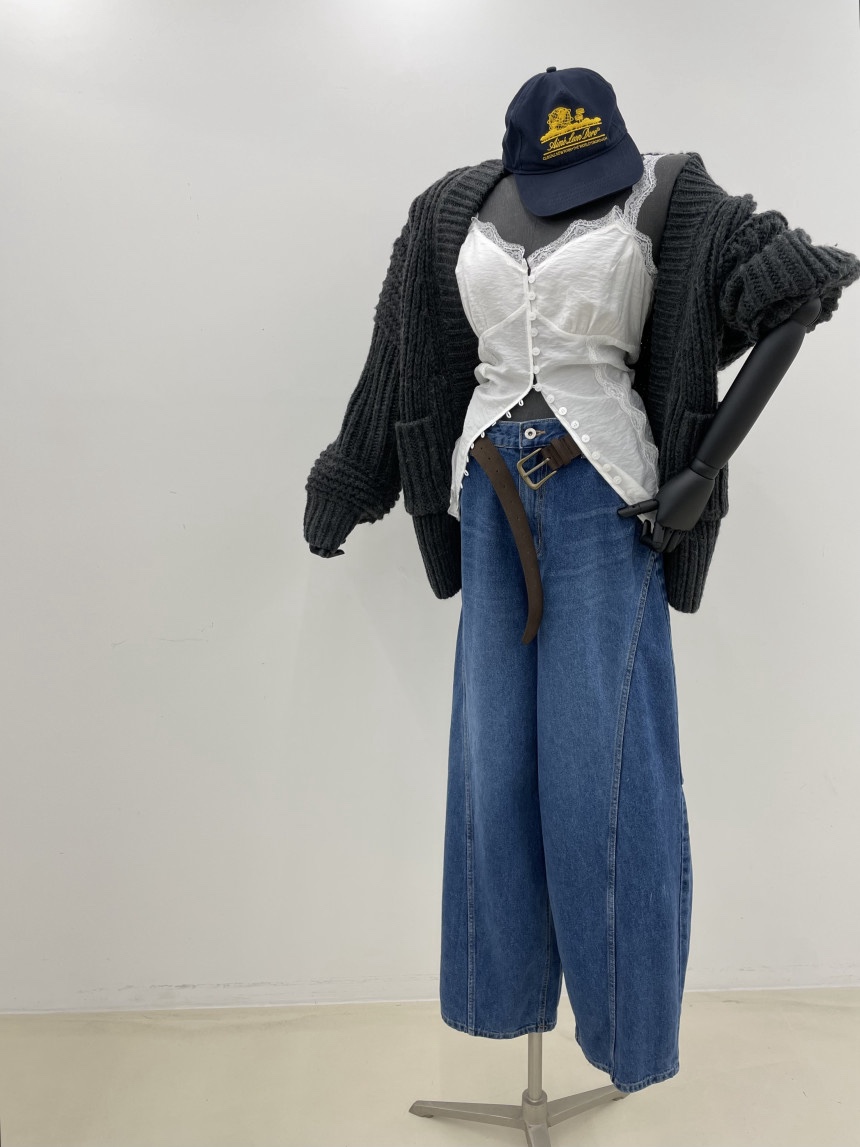 엘프 레이스슬립블라우스 2color 오디너림