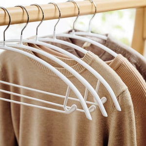 에이비박스 논슬립 어깨뿔방지 라운드 옷걸이 멀티 베이지, 25개