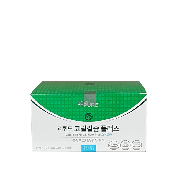 리브퓨어 <b>리퀴드 코랄칼슘플러스</b> 파우치 <b>요거트향</b>