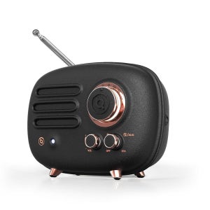 무젠 라디오 블루투스 스피커 와일드 라디오우 소형 금속 라디오 휴대용 무선 충전식 FM