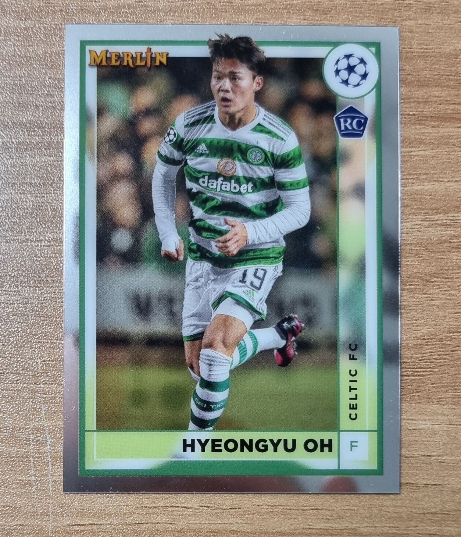 오현규 루키카드 설명필독 2022-23 Topps Merlin RC No-36 축구카드