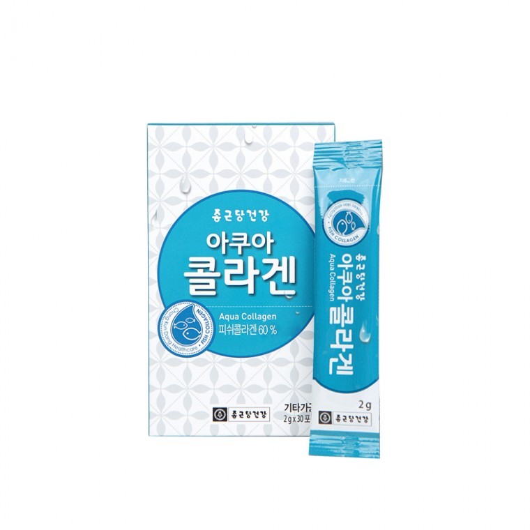 종근당 건강 아쿠아 저분자 <b>피쉬콜라겐</b> 30포