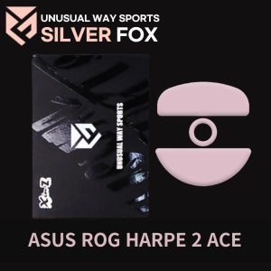 UNWS 실버폭스 핑크 ASUS ROG HARPE 2 ACE 마우스피트 Pink
