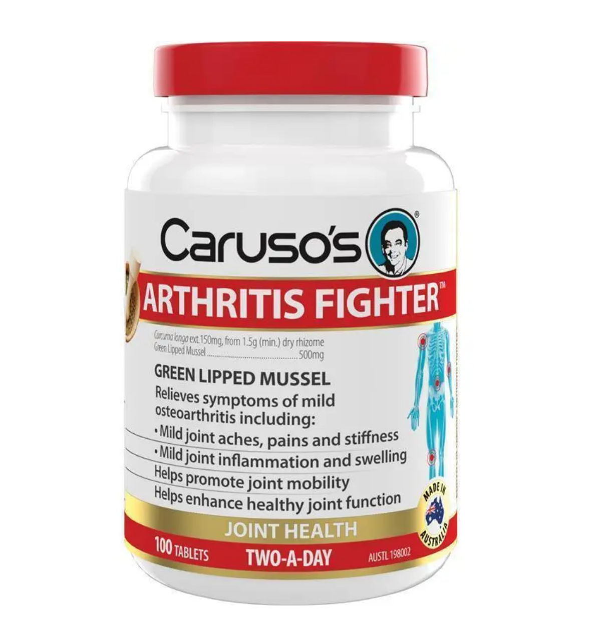 Caruso’s 초록홍합 <b>튜머릭</b> Arthritis fighter 100정