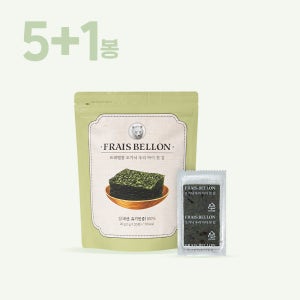 프레벨롱 오가닉 우리 아이 첫 김 5+1봉 유기인증 유기농 무조미 아기김