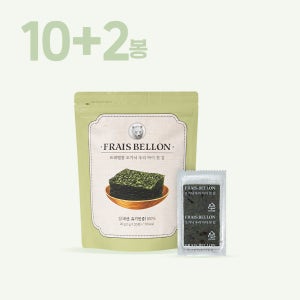 프레벨롱 오가닉 우리 아이 첫 김 10+2봉 유기인증 유기농 무조미 아기김