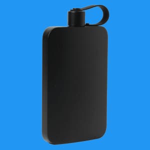 대용량 힙플라스크 고급 스텐 휴대용 블랙 술병 500ml 캠핑 물통 양주병 위스키병 수통