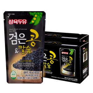 삼육두유 검은콩 칼슘 파우치 검은콩두유 190ml 40팩