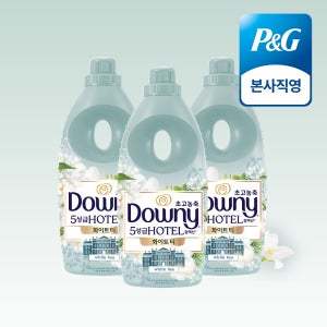 다우니 호텔 컬렉션 화이트 티 1L 초고농축 섬유유연제 본품 3개