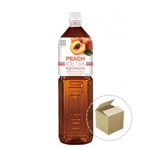 대상 복숭아 아이스티 에이드 음료베이스 시럽 1.47L, 6개