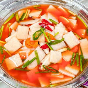 시원하고 아삭아삭한 나박물김치 2kg 4kg