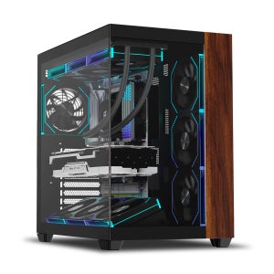 마이크로닉스 WIZMAX 우드리안 MAX 파워업 ATX PC 케이스