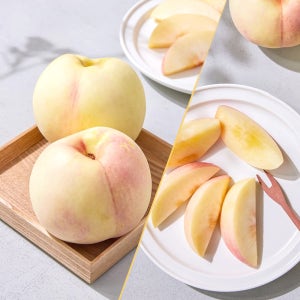 설아복숭아 정품 1.7kg(4-6과) 산지직송 달콤 쫀득 고당도 첫눈 설도 설리 설아 복숭아 1.7kg, 1개