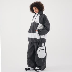 2526 돌아우터웨어 듀 자켓&팬츠 세트 CHACOAL 스노우 보드복 DOLLOUTERWEAR