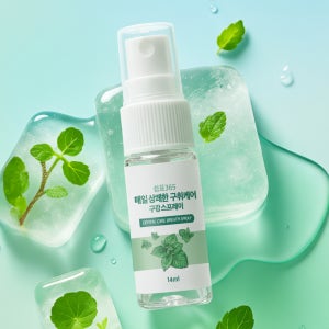 쉼표365 구강청결제 스프레이 14ml x 3개 쿨민트향 입냄새제거 구취제거제 휴대용 가글