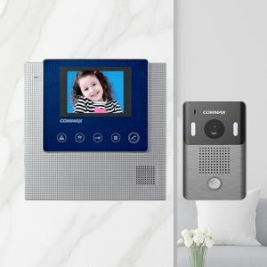 [초인종 포함]코맥스 CAV-350UB 인터폰 비디오폰 교체설치 아파트 주택 현관 초인종