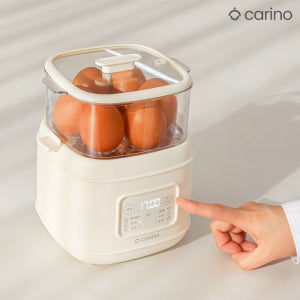 까리노 미니 2단 계란찜기 전기 에그쿠커 CRNE-EG25 멀티찜기 반숙기 계란삶는기계