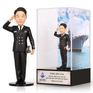 미니 사람 3D 소방관 육군 해군 공군 경찰 피규어 주문 제작 기념품 18cm 기본형케이스