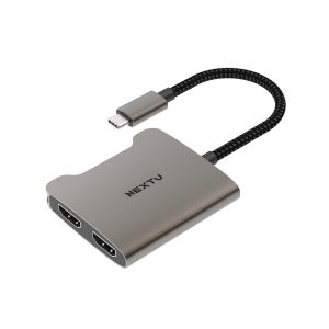 넥스트유 NEXT-2271TCH-4K Type-C 듀얼HDMI 디스플레이 아답터