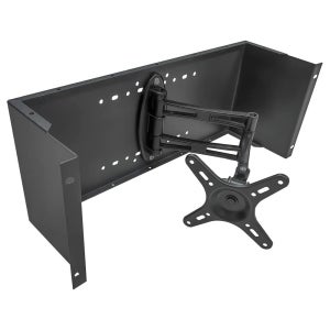 IN NETWORK 19인치 허브랙 서버랙 랙용 4U 모니터 브라켓 IN-VMB19