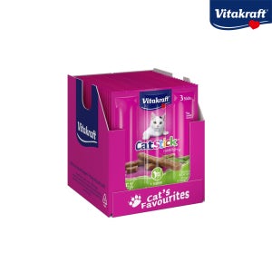 비타크래프트 캣스틱 치킨+캣그라스 3P, 18g, 20개