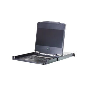 ATEN CL5716MW 에이텐 16포트 PS2-USB VGA 싱글 레일 FHD 와이드스크린 LCD KVM 스위치