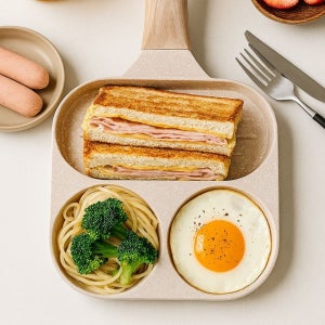 소소낫 IH 원형 3구 인덕션 에그 후라이팬