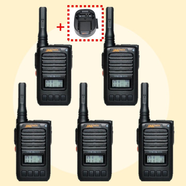 잘텍 JX-600 디지털 생활무전기 JX600 5대