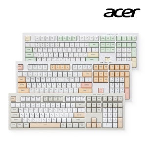 에이서 OKW244 저소음 유선 키보드 LED 풀배열 멤브레인