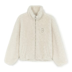 [MLB] 여성 후리스 크롭 집업 (2 COLOR)