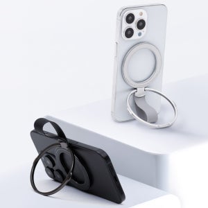 아이링 G1 맥세이프 그립 톡 홀더 양면 자석 실리콘 밴드 핸드폰 거치대