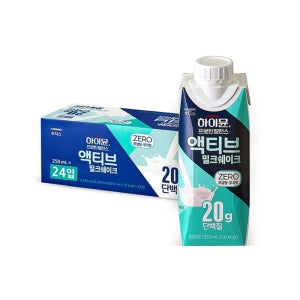 일동후디스 하이뮨 액티브 밀크쉐이크 제로 250ml 24팩