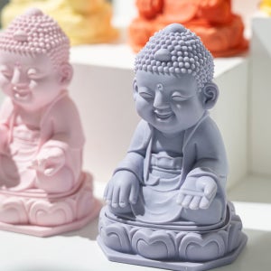 [여진불교굿즈] 무형문화재제작 천진불 천진동자 3종 10cm (석가동자,아미타통자,약사동자) 국내생산 박물관기념품 박물관 국내생산 박물관 인테리어소품 장식 명상 힐링 선물