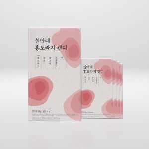 설아래 프로폴리스 홍도라지캔디 목캔디 국내산 38g, 10개