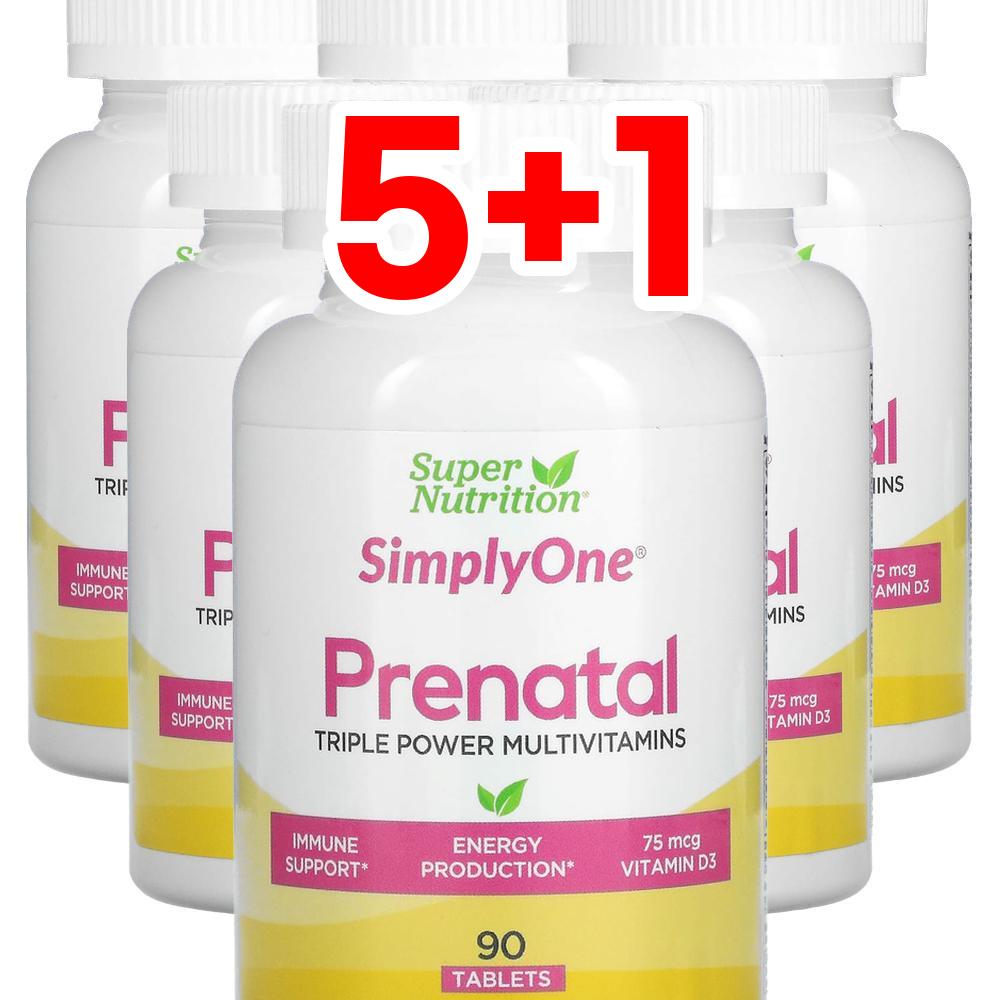 [5+1] 슈퍼뉴트리션 프리네이탈 <b>트리플 파워 멀티비타민</b> 90타블렛