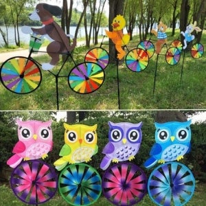 정원 대형 바람개비 조형물 조경용 야외 화단 바람개비 마당꾸미기