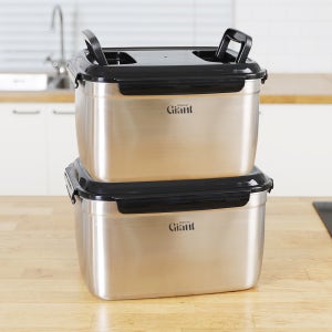 국산 연마제 없는 스텐 김치통 SUS304 김장 밀폐용기 김치냉장고통 12L, 2개