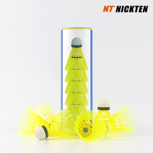 닉텐 배드민턴 공 셔틀콕 Aero-1000 에어로 나일론 플라스틱 콕